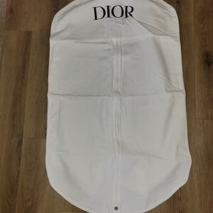 Dior White Protective Garment Cover with Black Logo